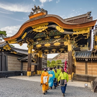 voyage au japon en famille kyoto porte chateau nijo