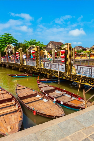 itineraire vietnam 2 semaines ancien pont hoi an