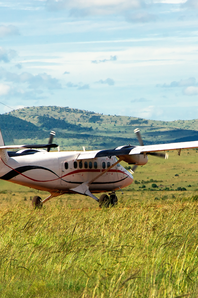 safari luxe tanzanie avion