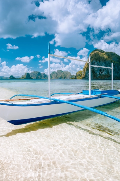 sejour philippines el nido plage bateau