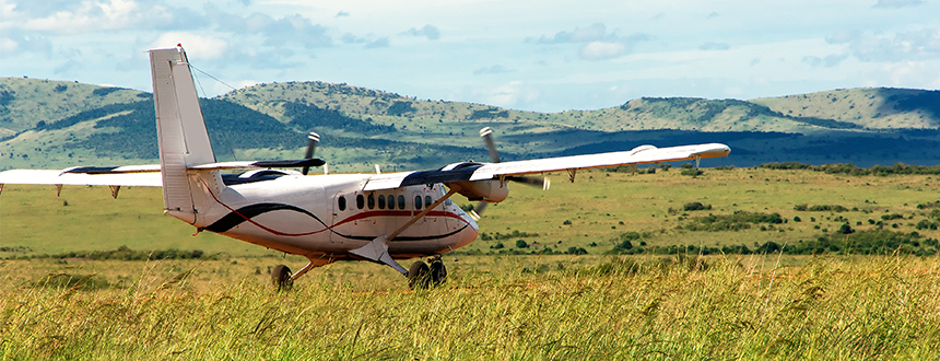 Safari en Tanzanie avion
