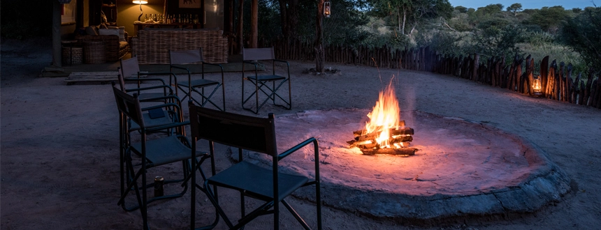Parc National Chobe  camping feu de camps